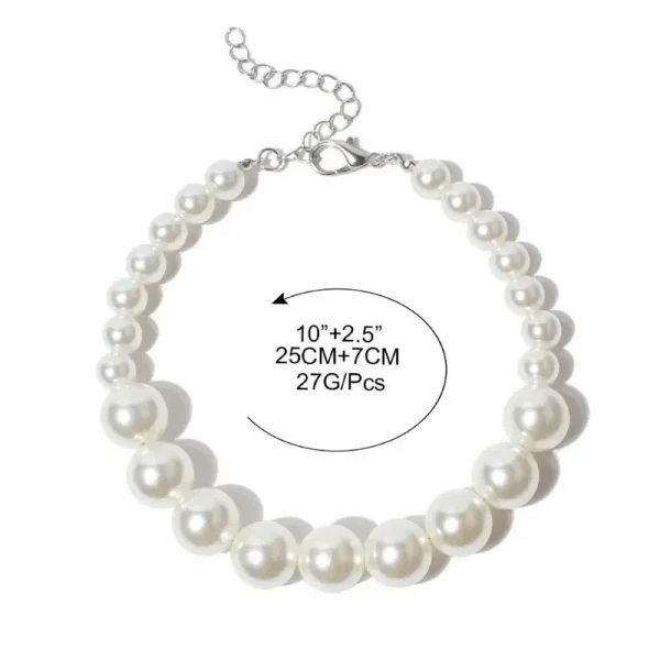Luxury Pearls Dog Collar Necklace