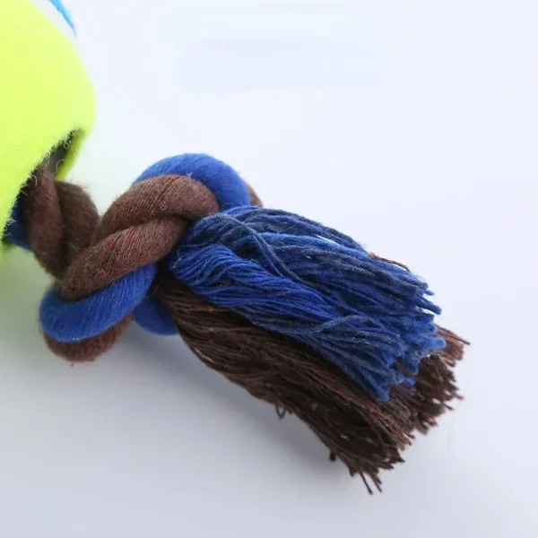 Corduroy Tennis Cotton Rope Dog Toy