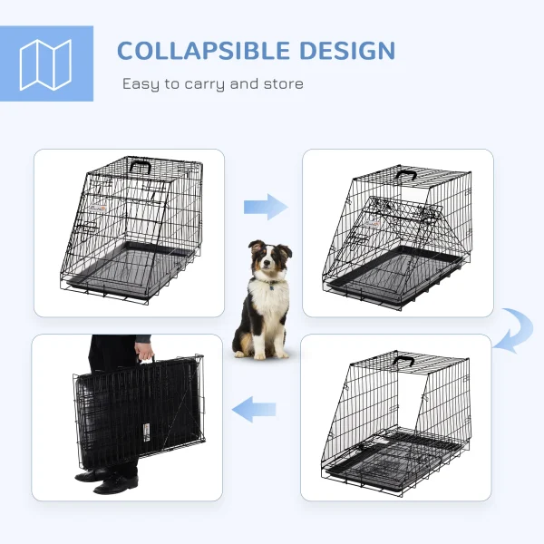 Trapeze Collapsible Pet Travel Box Cage