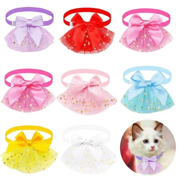 Pet Bow Tie - Star Print Pattern