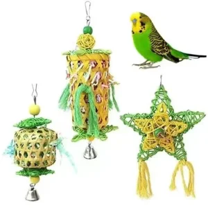 Parrot Chew Toy Pet Plaything Hanging Bird