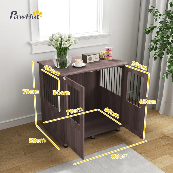 PawHut Crate Kennel Cage for Small Medium Dog