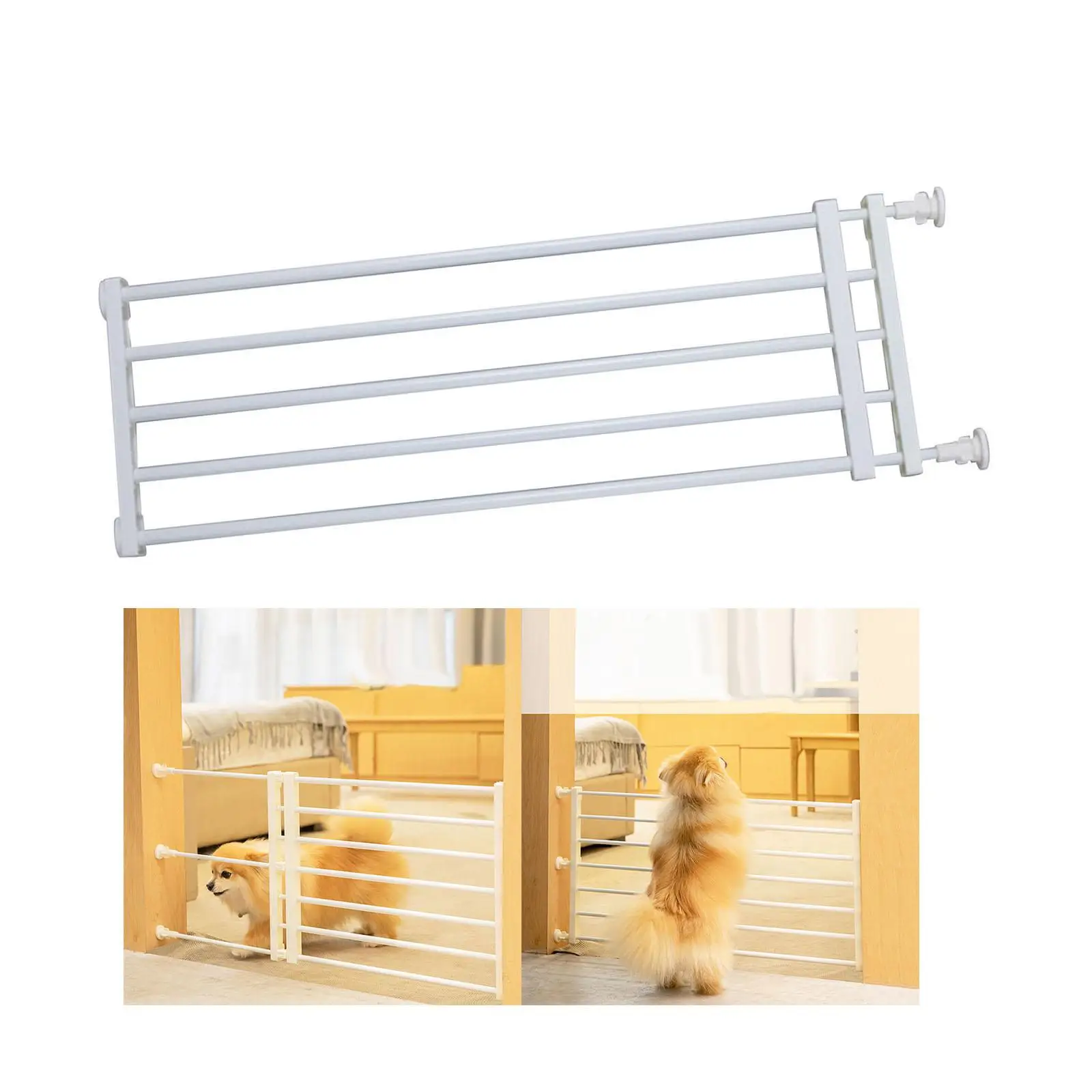 Portable Retractable Pet Dog Gate Barrier for Lawn Small Medium Pet Cat