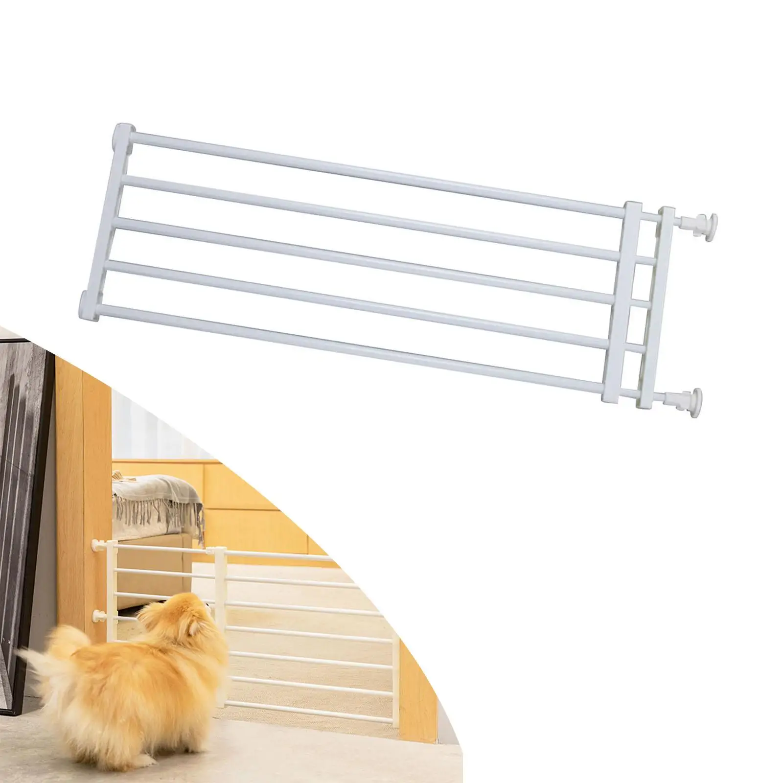 Portable Retractable Pet Dog Gate Barrier for Lawn Small Medium Pet Cat