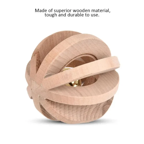 Interactive Teething Chew Toy for Dogs & Cats with Bell