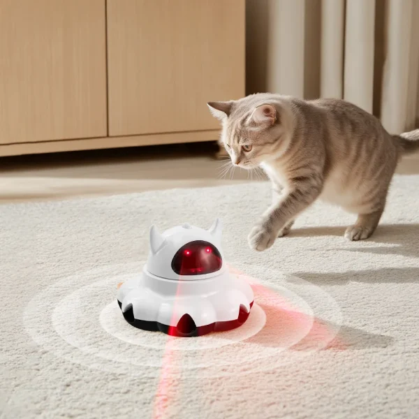 Tieker Cat Toy, Rechargeable Automatic Teasing Toy