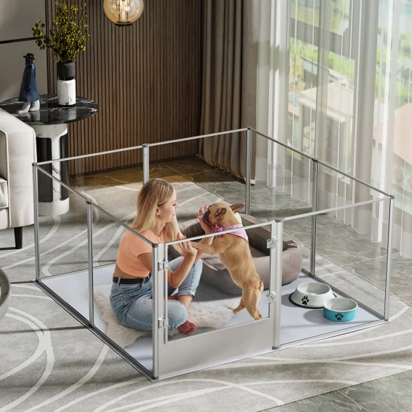 Acrylic Dog Playpen Fence with Waterproof Fertility
