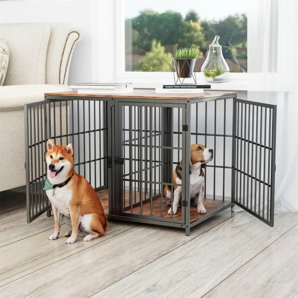 Ultra Thicken Pet Kennel with Removable Divider