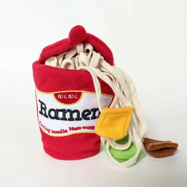 Funny Noodle Shape Leaking Food Dog Toy