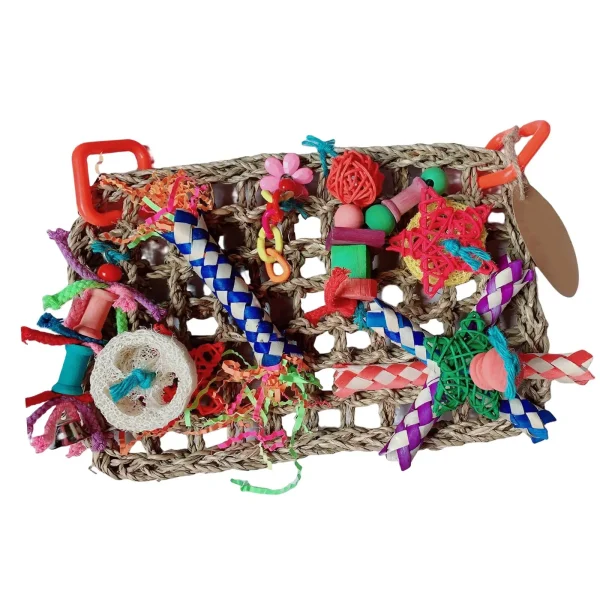 Birds Climbing Net Hanging Hook Cage