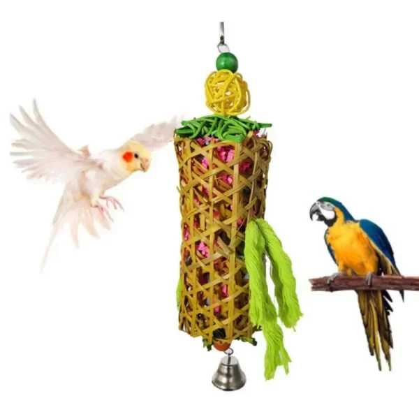 Parrot Chew Toy Pet Plaything Hanging Bird