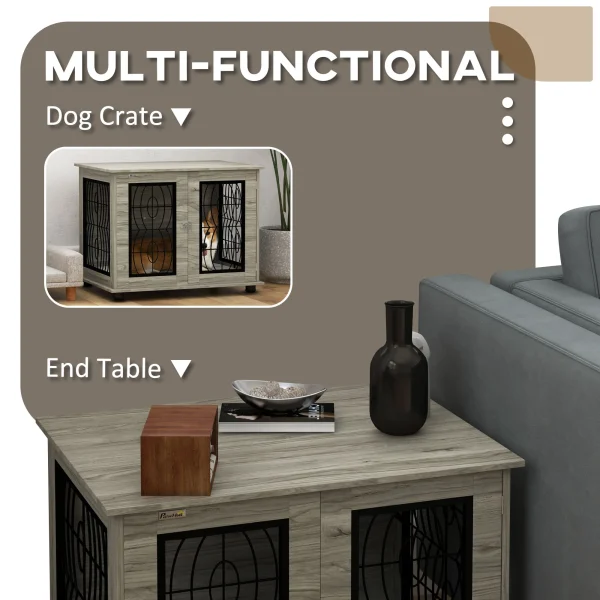 Dog Crate Furniture, End Table for Medium/Large Dogs