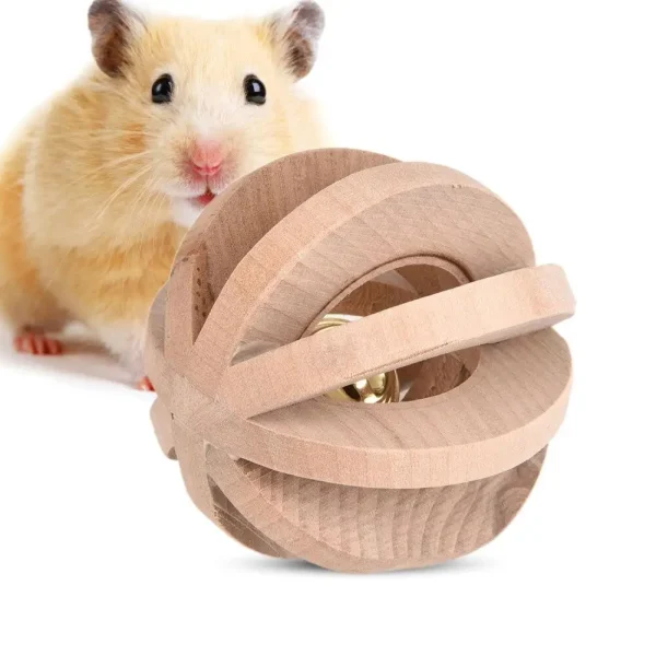 Interactive Teething Chew Toy for Dogs & Cats with Bell