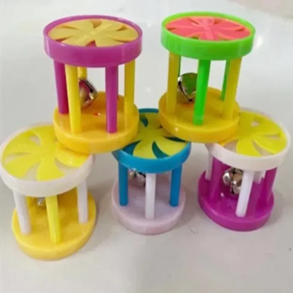 Plastic Cat Toy Ball with Bell Ring