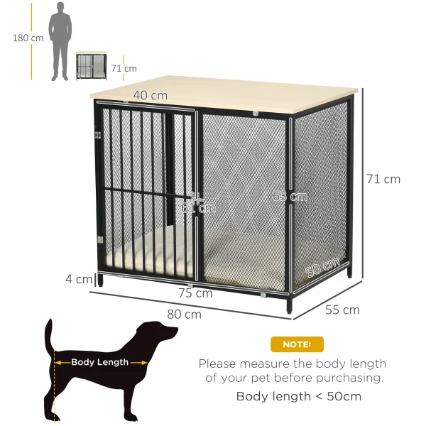 Dog Crate Furniture with Soft Cushion, for Indoor Use