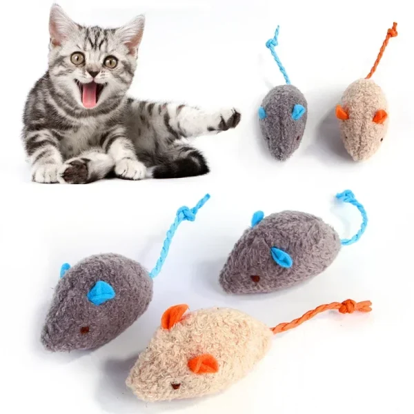 Cat Toy, Plush Mouse, Cute Modeling Bite-resistant Kitten Catnip