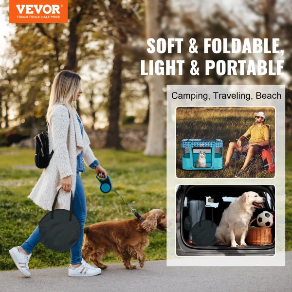 Portable Foldable Pet Playpen Tent