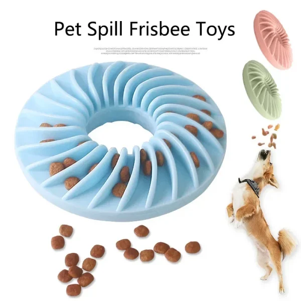 Soft Round TPR Leakage Food Pet Toy Interactive Puppy Feeder