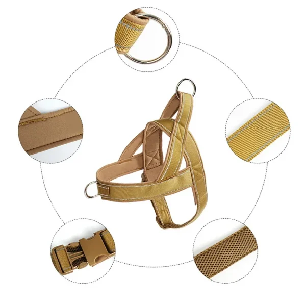 Dog Tactical Chest Harness  - Nylon Material