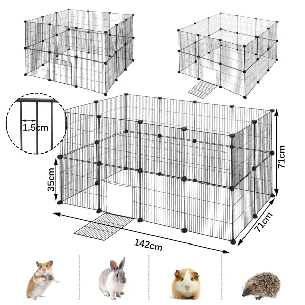 Pet Fences Dog Cage Foldable Sleeping Playing Kennel