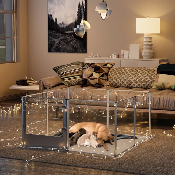 Acrylic Dog Playpen Fence with Waterproof Fertility