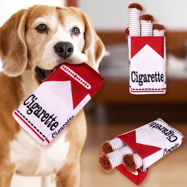 Cigar Imitation, Dog Toy for Chewing, Teething