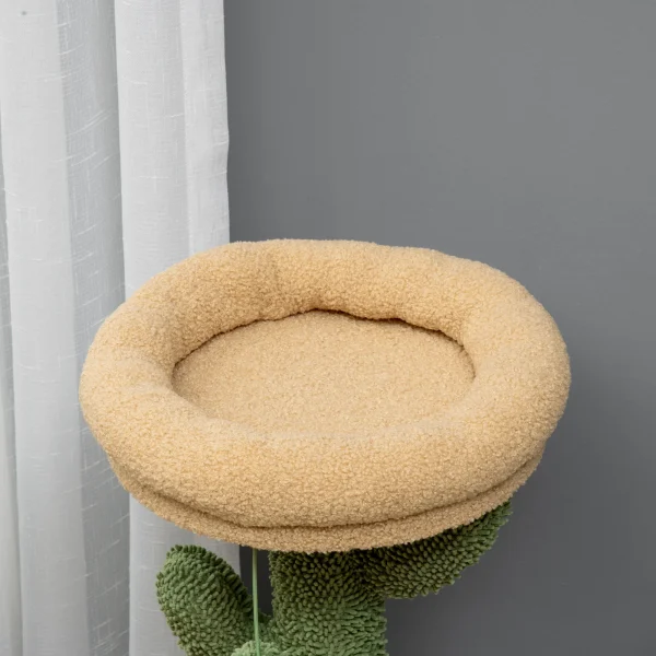PawHut 72cm Cat Activity Centre w/ Bed, Toy Ball, Sisal Post