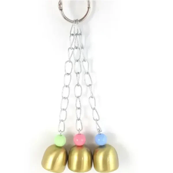 Parrots Toy -  Bells with Hanging Swing