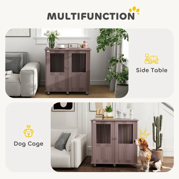 PawHut Crate Kennel Cage for Small Medium Dog
