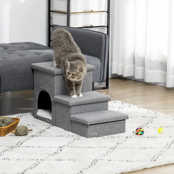 3 Step Cat Steps for Bed
