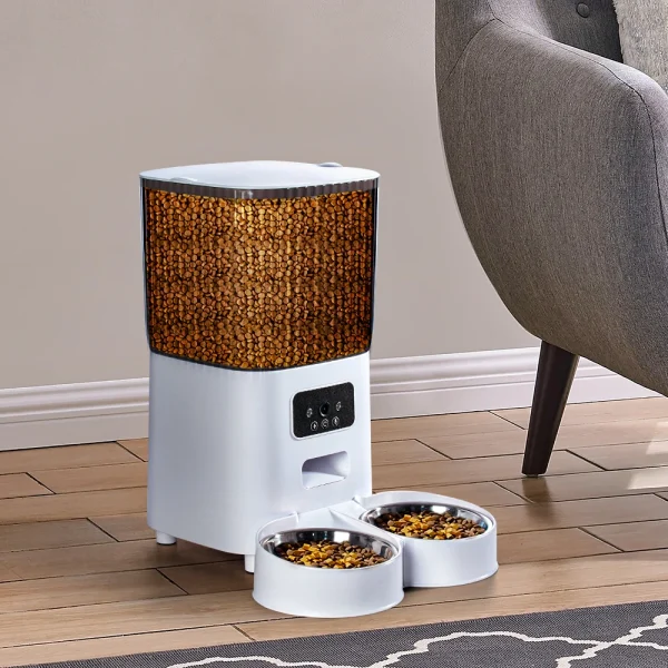 5L Dual Bowl Power Smart Pet Feeder