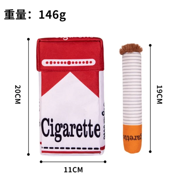 Cigar Imitation, Dog Toy for Chewing, Teething