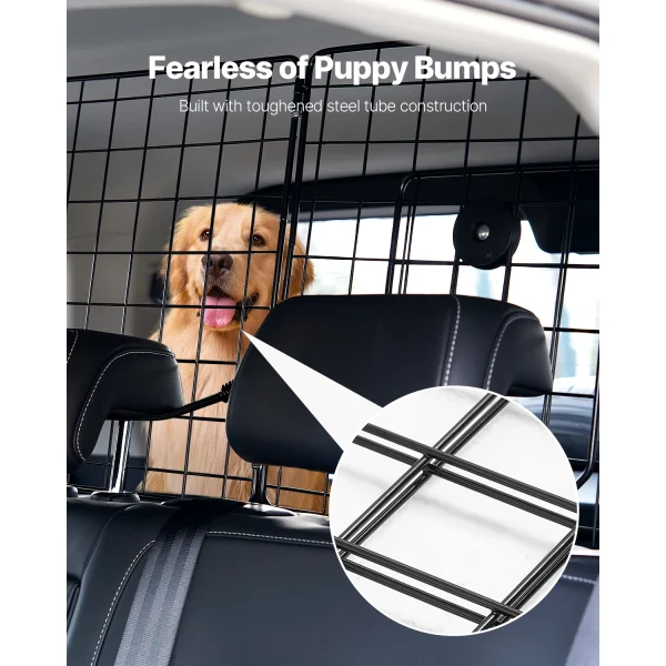 Dog Car Barrier Universal-Fit Back Seat