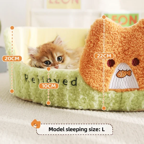 HOOPET Cats Bed Dogs Nest Pet Bed Kennel Non-Slip