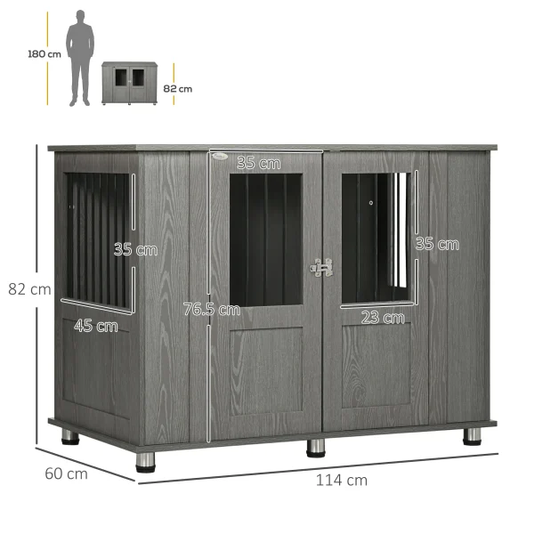 Dog Crate Kennel Cage for Extra Large Dog