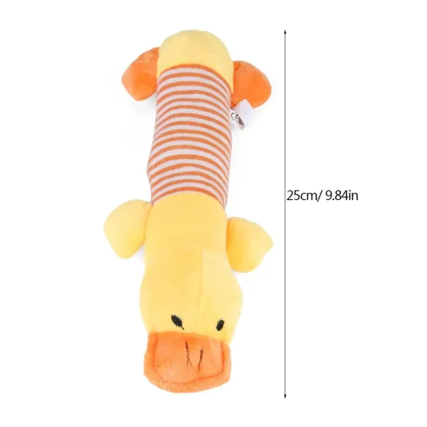 Plush Animal Chew Toy - Squeaky Puppy