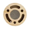 Tieker round cat scratching toy wear-resistant, corrugated paper