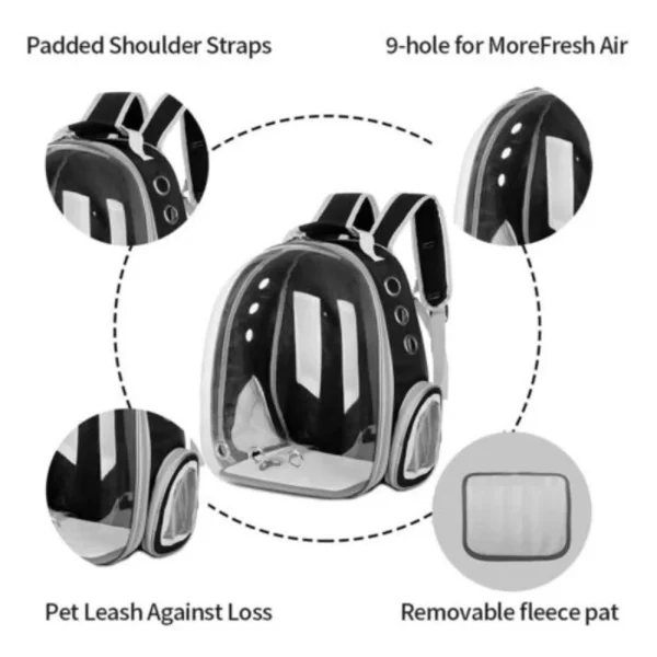 Astronaut Window Pet Carrier Travel Bag