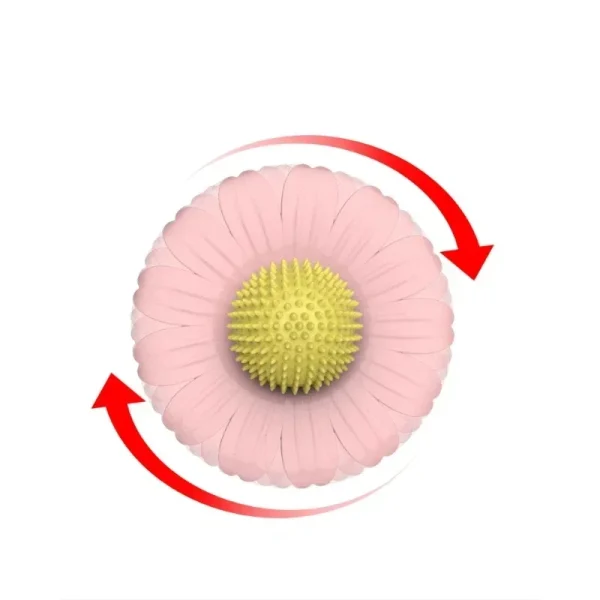 Sun Flower Rubbing Cat Brush