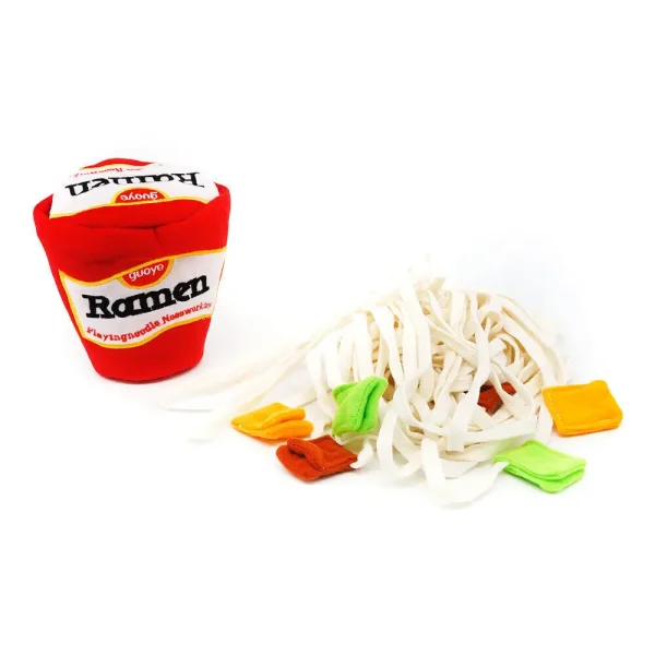 Funny Noodle Shape Leaking Food Dog Toy