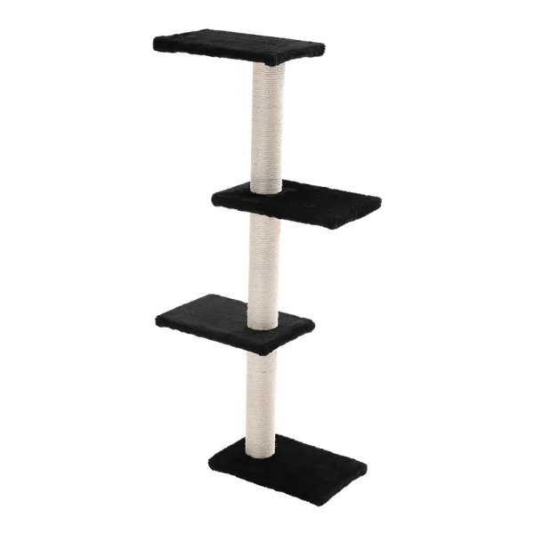 Tieker Cat Tree Set, Climbing Frame Sisal with Hammock and Jumping Platform