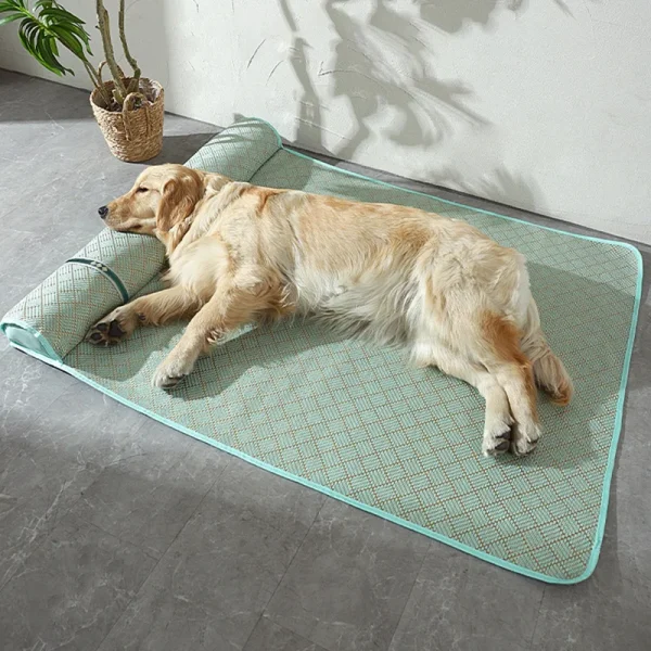HOOPET Summer Dog Bed with Pillow Cooling Sofa for Small, Medilum and Large Dogs