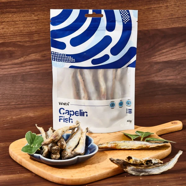 Waita Freeze Dried Capelin 40g Premium Pet Treats