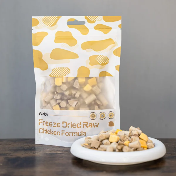 Waita Freeze Dried Chicken Formula Pet Treats 75g - Chicken Bites
