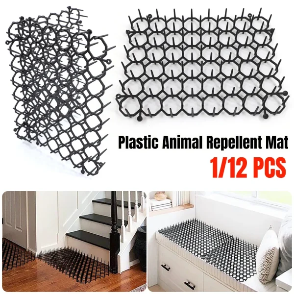 12PCS Cat Scat-Mat Animal Deterrent