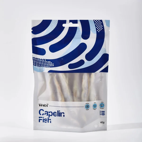 Waita Freeze Dried Capelin 40g Premium Pet Treats
