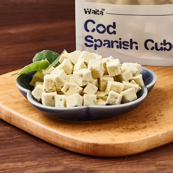 Waita Freeze Dried Cod&Spinach Cubes 250g Premium Pet Treats