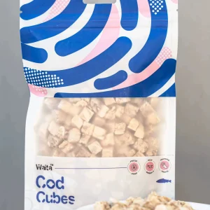 Waita Freeze Dried Cod Cubes Training Pet Treats 40g