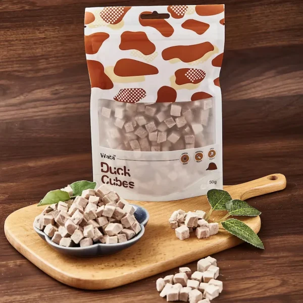 Waita 100% Natural Freeze Dried Duck Cube 50g