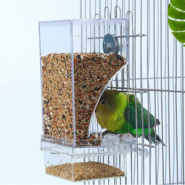 Automatic Bird Feeding Cup, Parrot Cockatiel Canary
